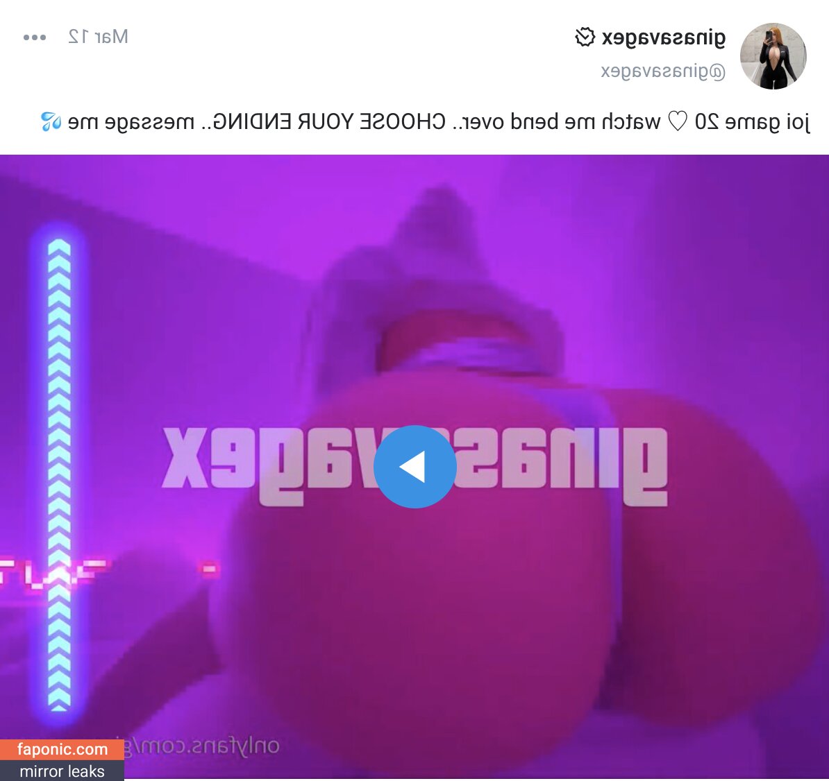Gina Savage, Ginasavagex, https: Nackt-Leaks OnlyFans Foto #6
